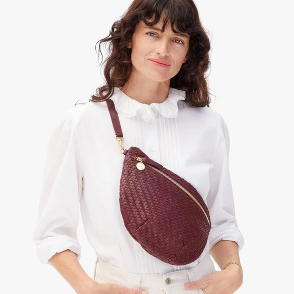 Clare V Grande Fanny Cassis NWT - Picture 4 of 10